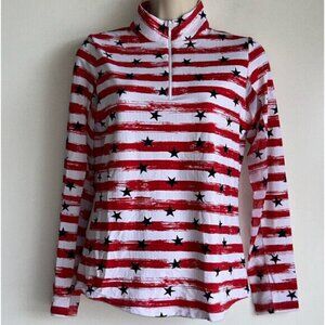 IBKUL 1/4 ZIP LADIES GOLF MOCK NECK